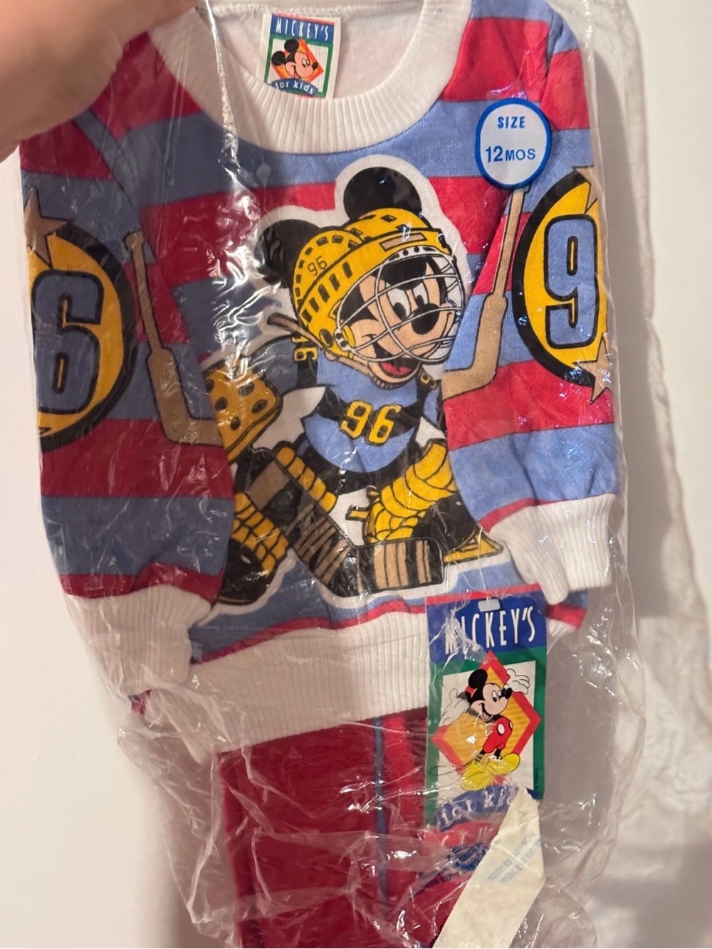 Deadstock Vintage Mickey’s Hockey League Set - Size 12 Months